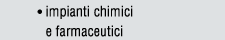 impianti chimici e farmaceutici